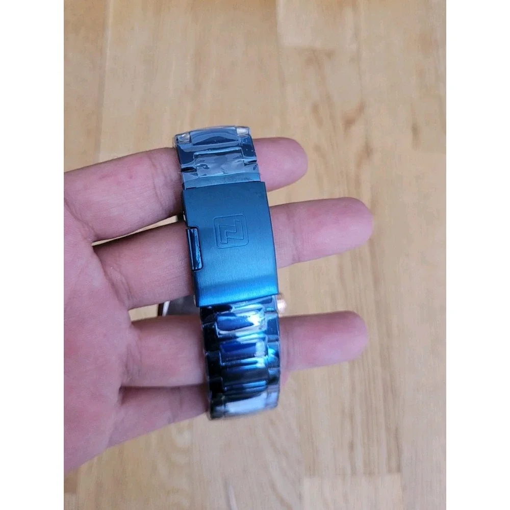 Naviforce Dual Display Watch in Stainless Steel For Men‎